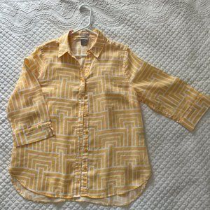 Chico's Linen Blouse